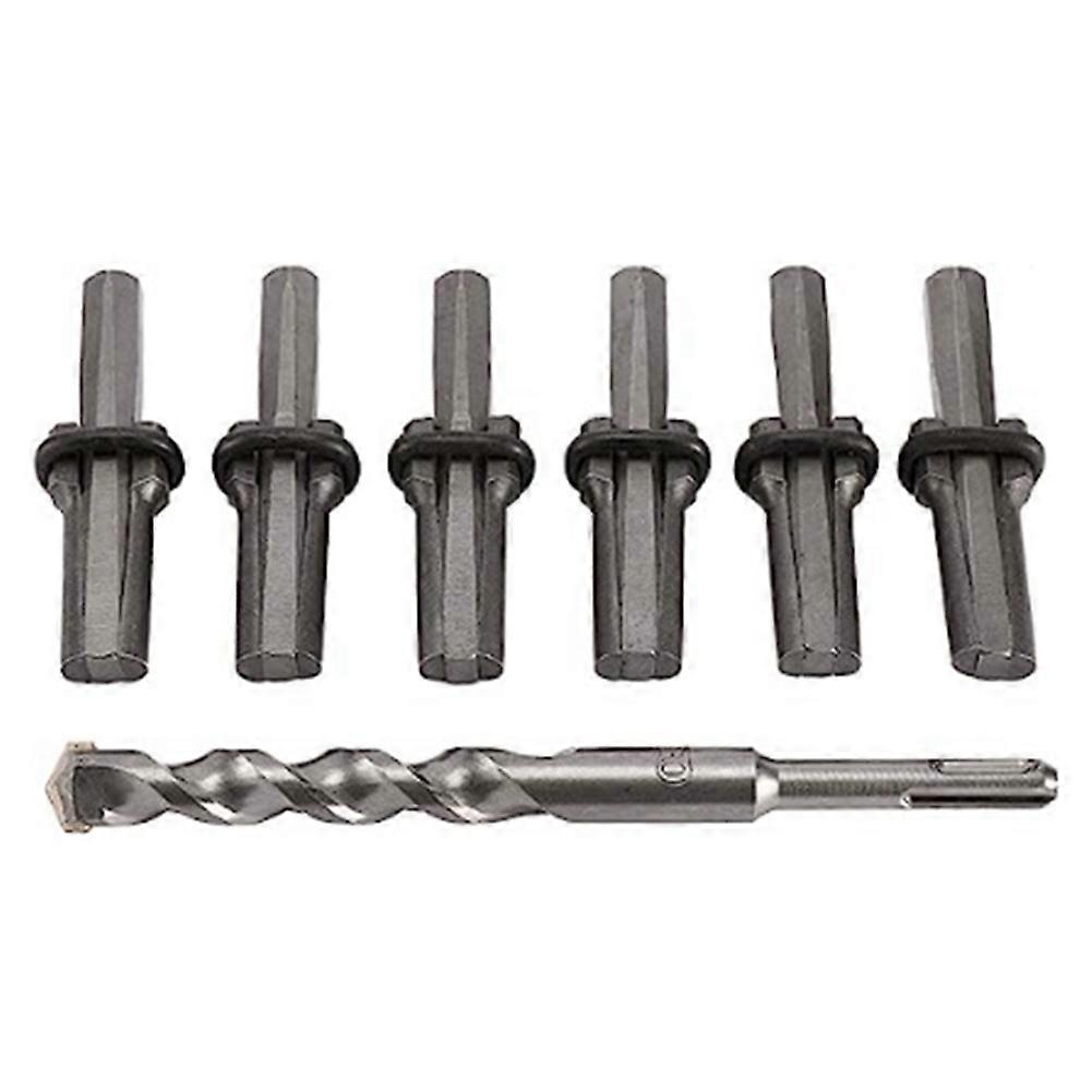 Stone Splitter Hand Tool Kit Stone Splitter with Drill Bit Tools for Splitting Granite Rock Concrete Marble