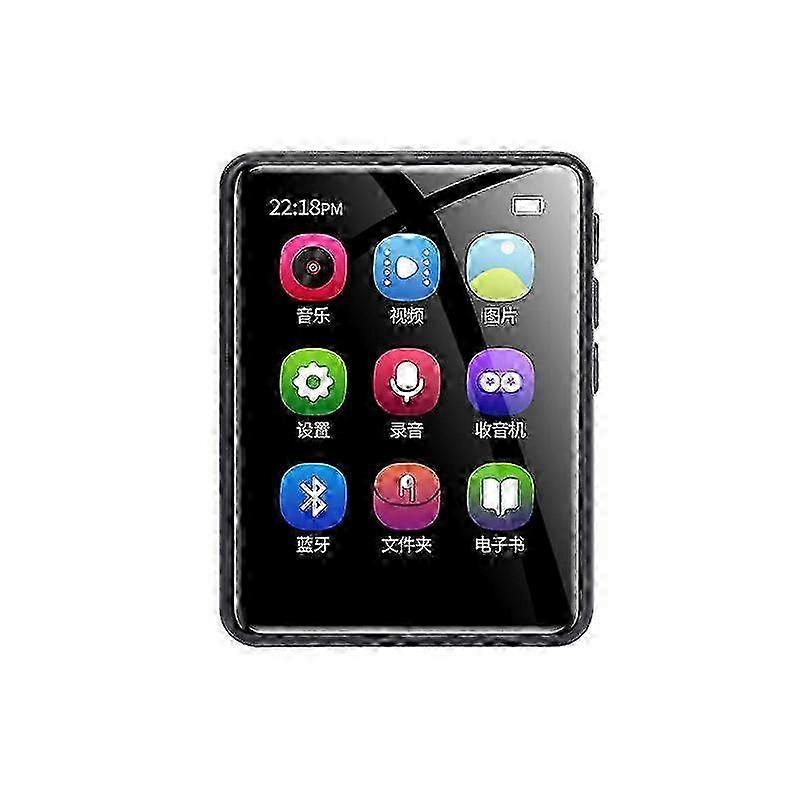 w Lecteur audio MP3 M16 Bluetooth HiFi 32G ROM Negro