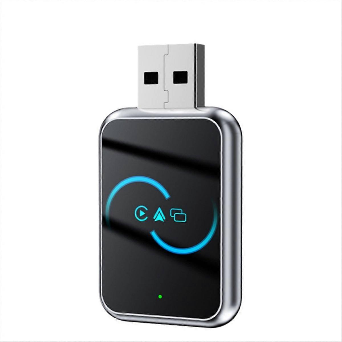 Wireless 3 In1 Carplay Auto USB Dongle Adapter Bluetooth+WiFi Wired Carplay to Wireless