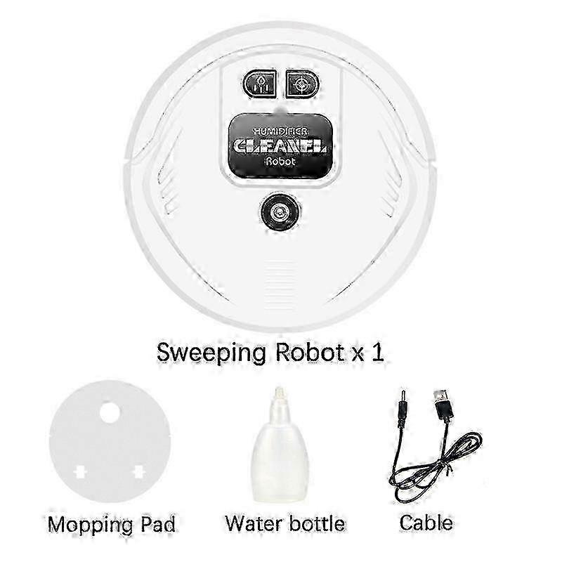 Automatic Sweeping Robot Vacuum Cleaner Smart Mopping Cleaning Machine Wet And Dry Dual-use Rechargeable Household Humidifier 25-26