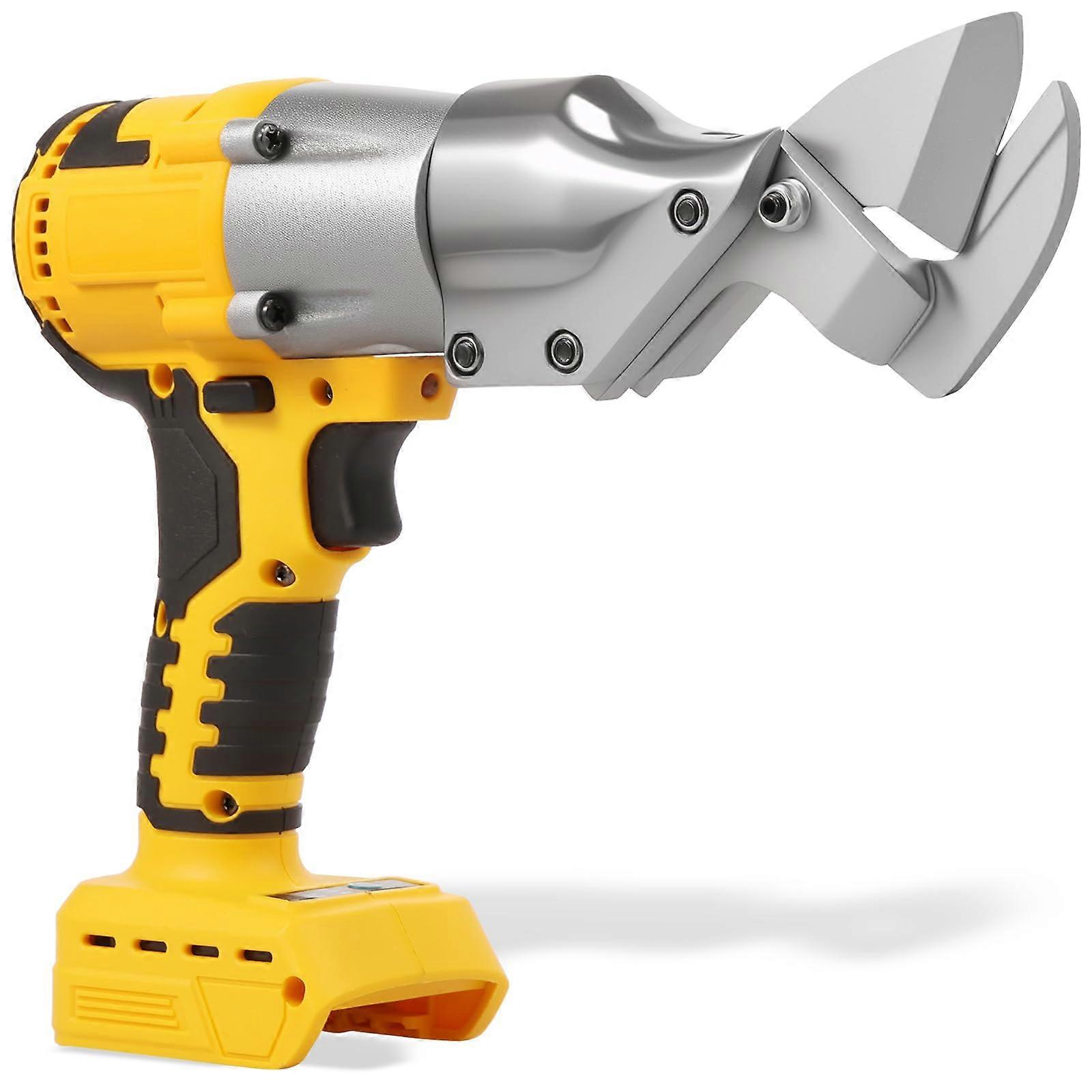 Cordless Metal Shears with 360° Rotating Head, Variable Speed Electric Sheet Metal Cutter