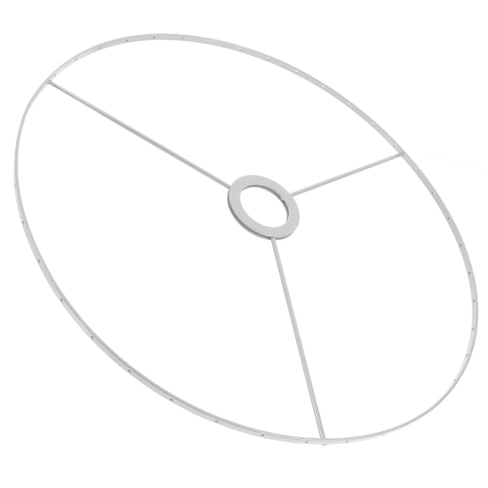 Lamp Shade Frame Iron for DIY Ring Lamp Shade White Material
