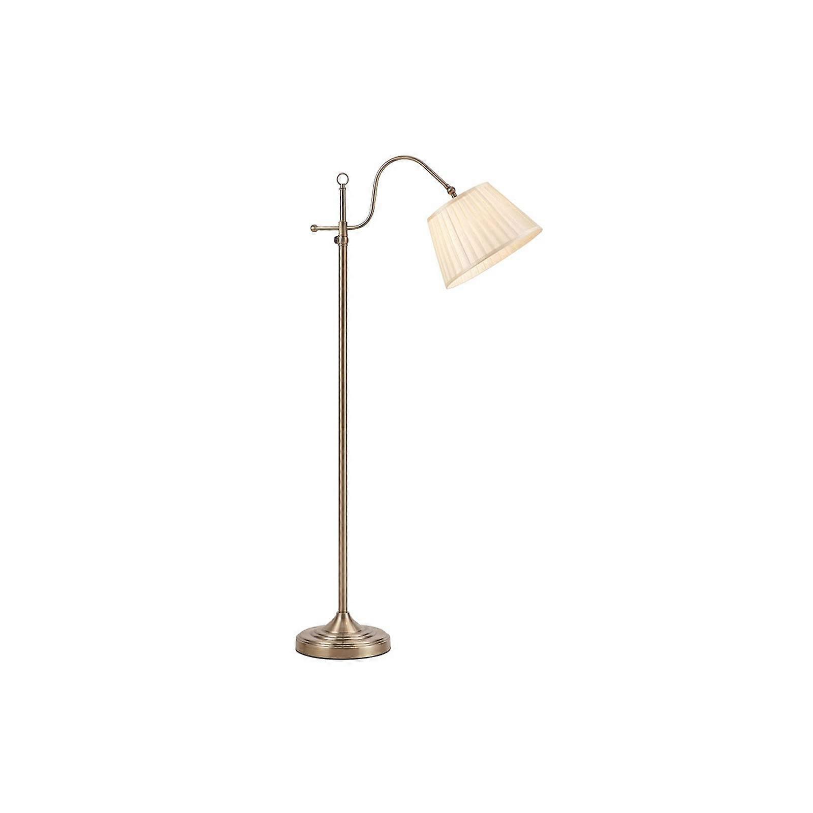 Modern Floor Lamp for Living Room and Bedroom with Fabric Shade, Soft Ambient Lighting, Tall Design