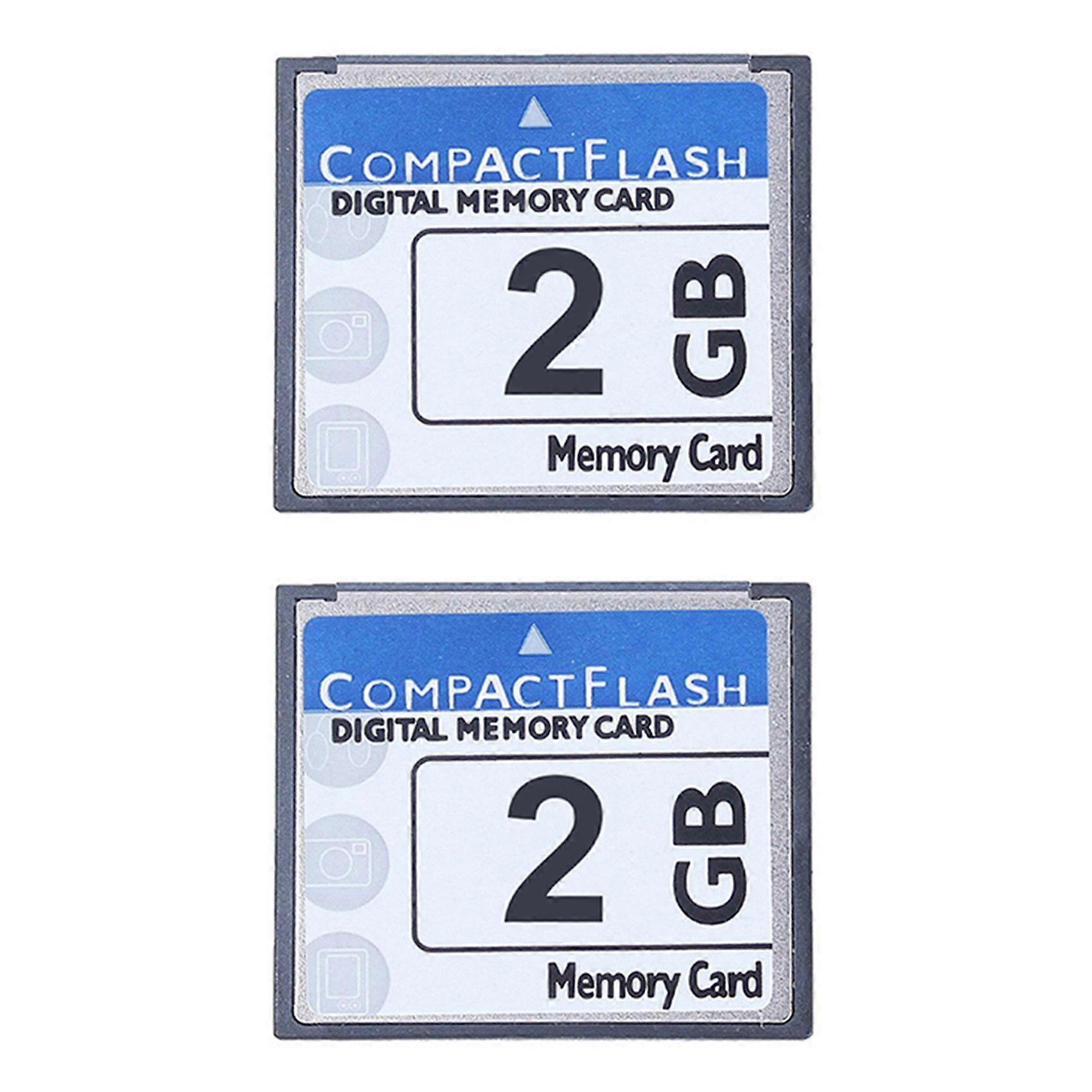 2X Professional 2GB Compact Flash Memory Card for Camera, Advertising Machine, Industrial Computer Card