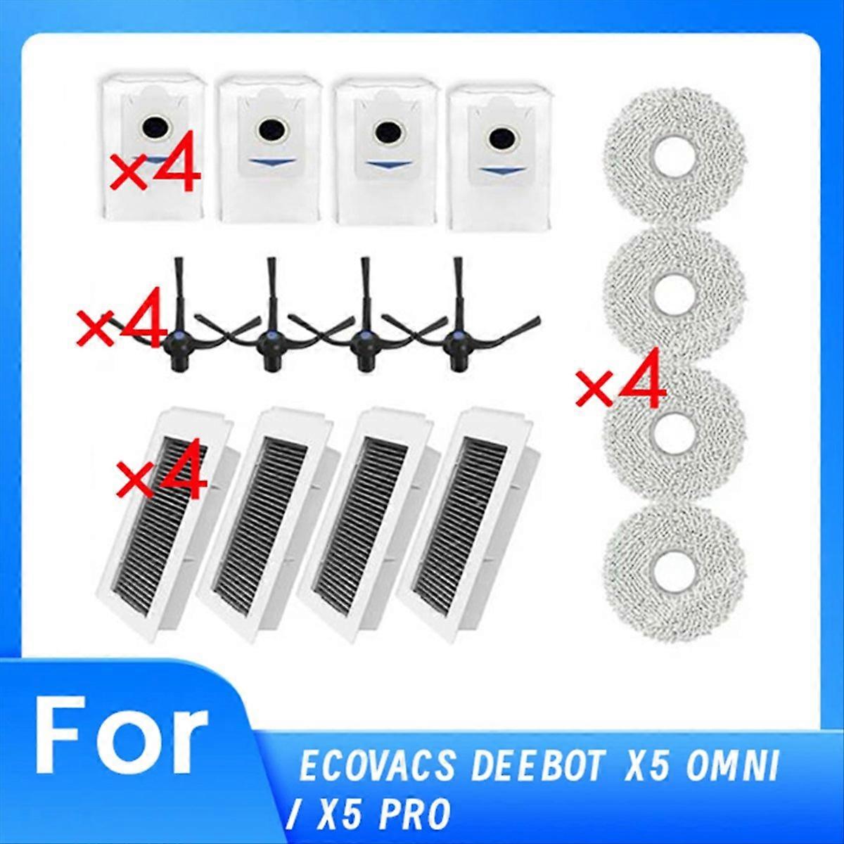 16 Pcs for Deeboot X5 Omni Sweeper Accessories