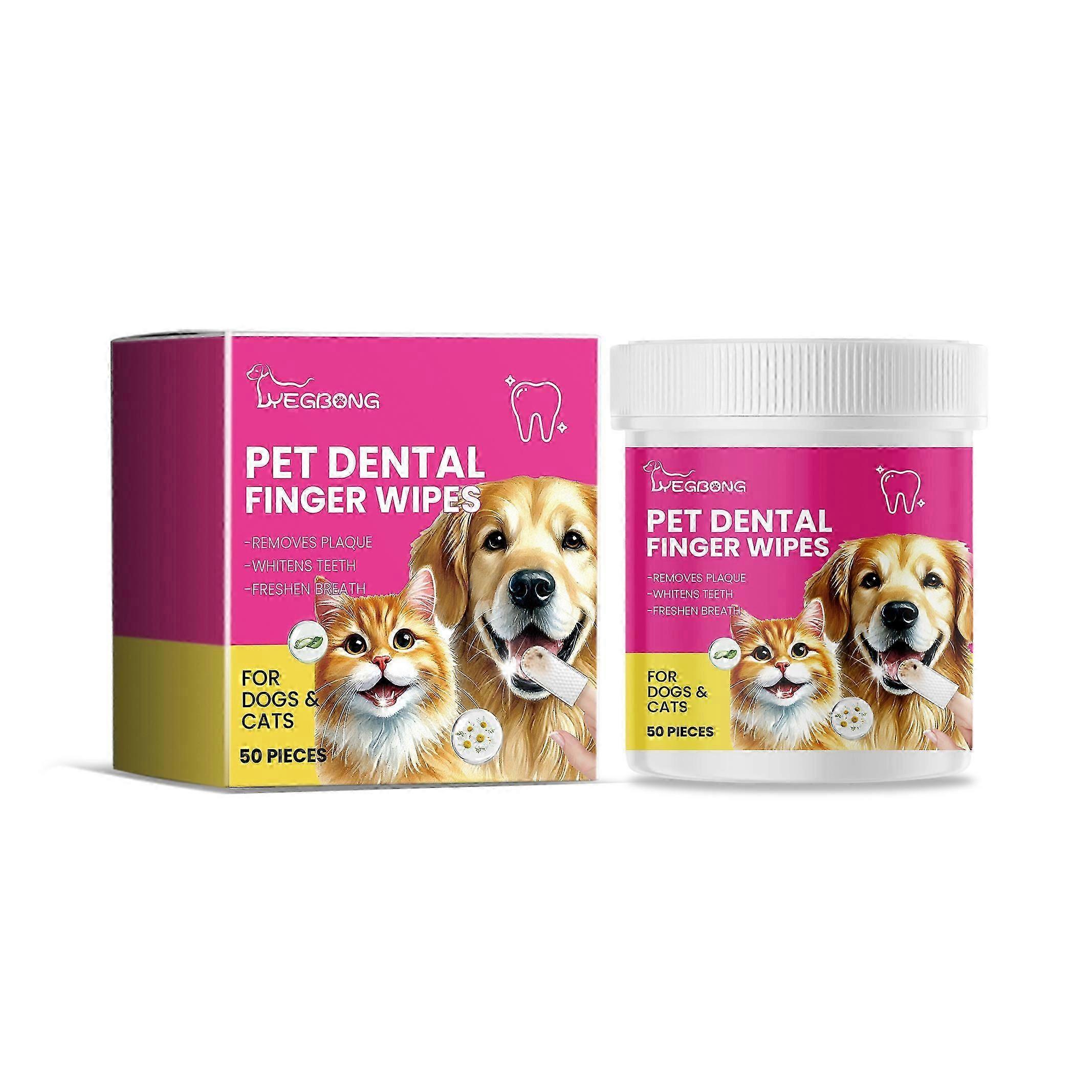 Gentle Pet Tooth Wipes with Coconut