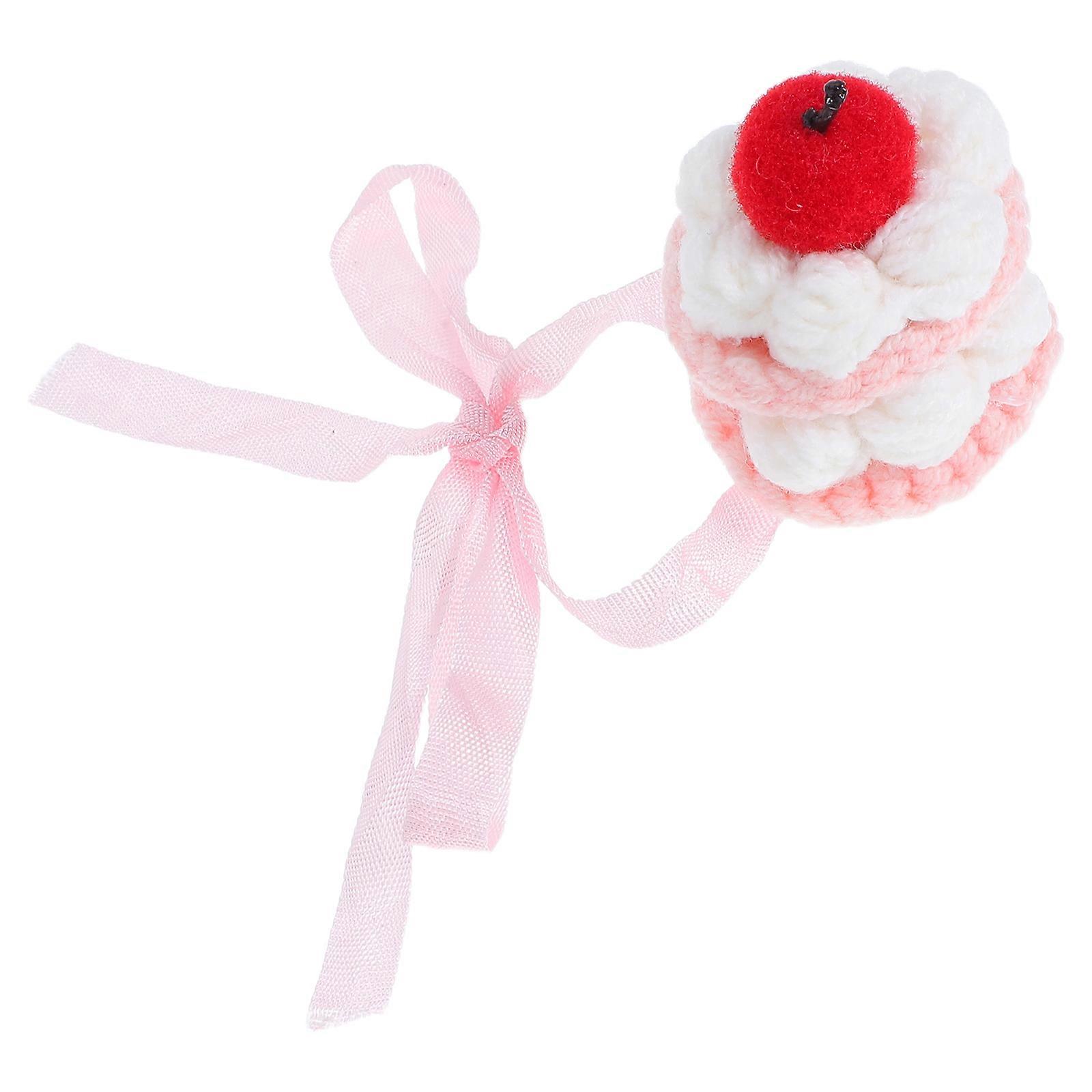 Plush Doll Hats Handmade Crochet Tiny Hat for Wearing Yarn