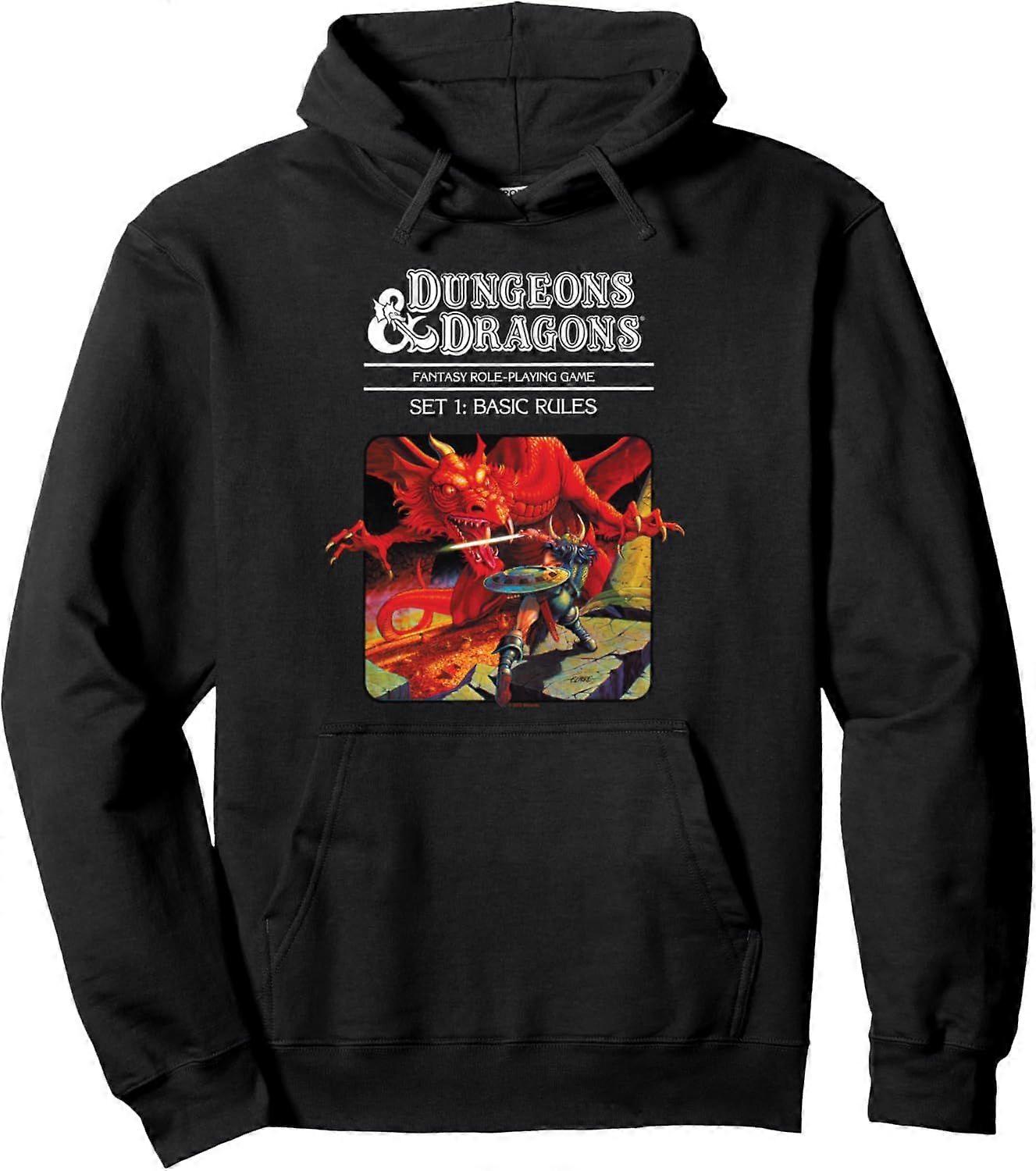 Dungeons Dragons Vintage Basic Rules Cover Hoodie ty 1214