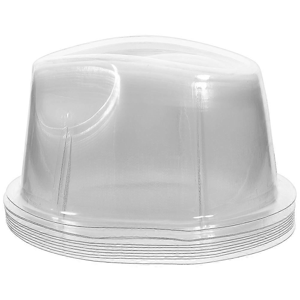 PVC Cowboy Hat Rack Transparent Hat Stand for 10Pcs Display