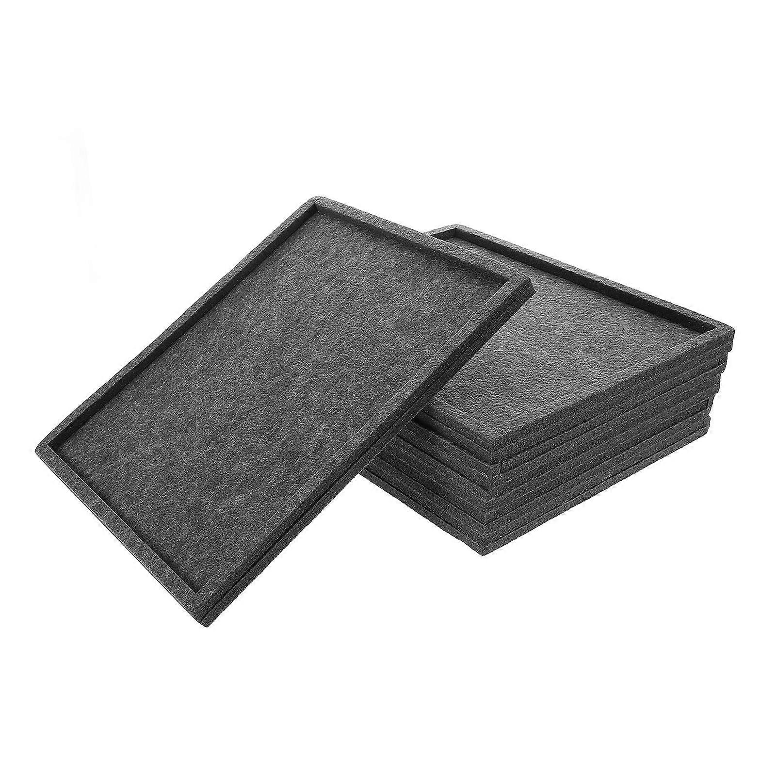 Reusable Puzzle Sorting Trays 2 Sets Stackable Design For Puzzle Solving With Rectangular Shape And Easy Sorting