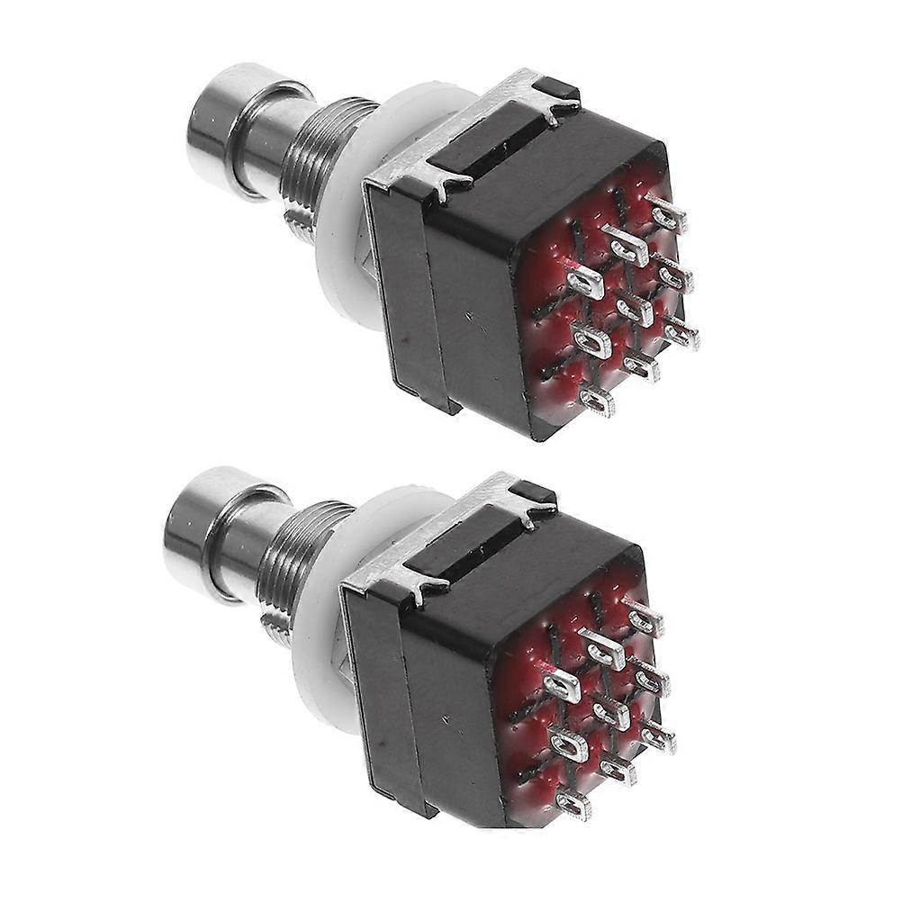 Guitar Footswitch Pedal Buttons for Effect Pedal Durable and Stable 8Pcs