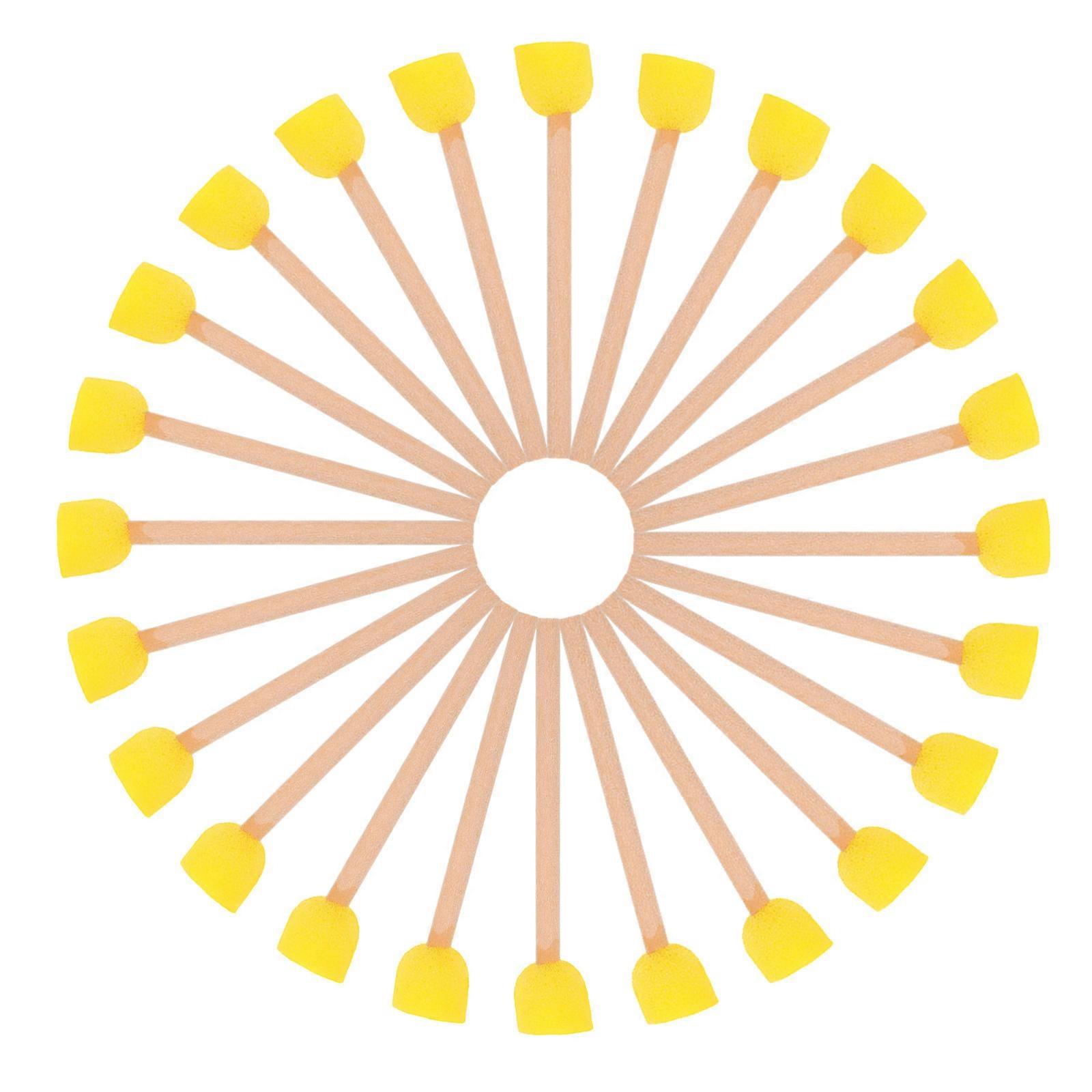 Sponge Paint Brushes for Kids Creative Painting Tools 100Pcs Pack