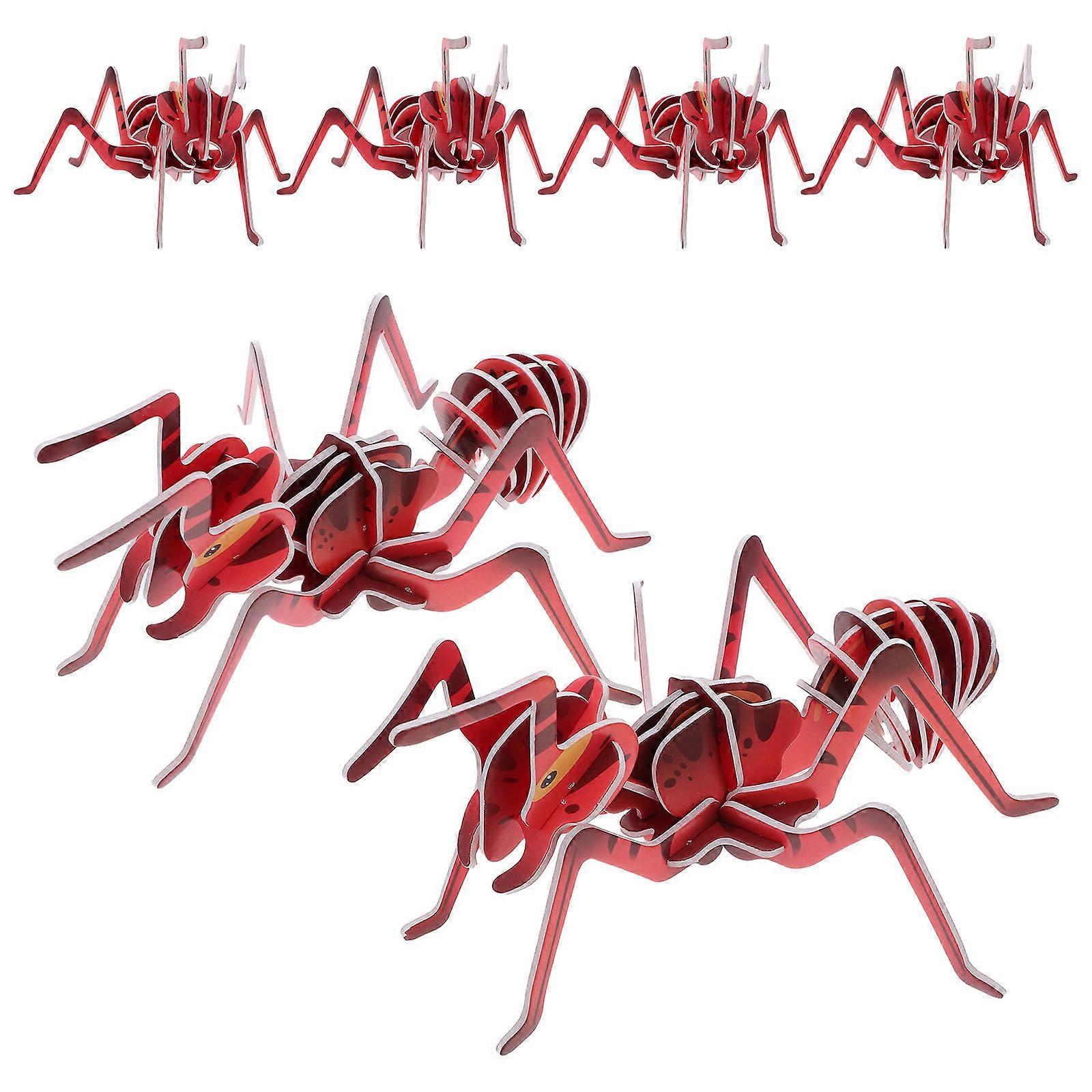 Scientific Experiment Toy 6Pcs Ant Assembly Model Insect Puzzle Set