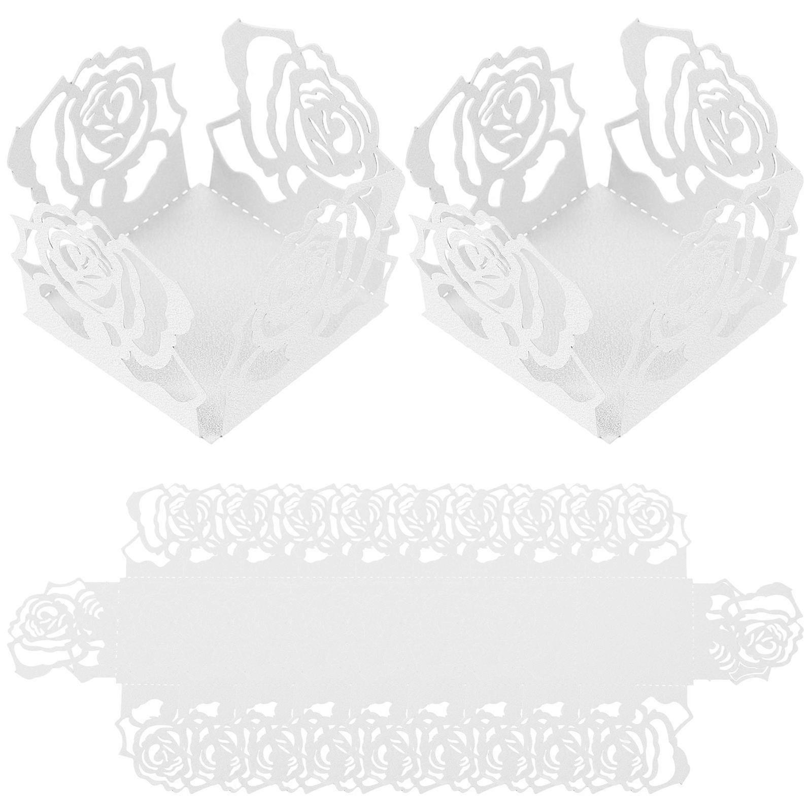 Chocolate Paper Liners Truffle Cups for Storage Use 100Pcs Hollow Design