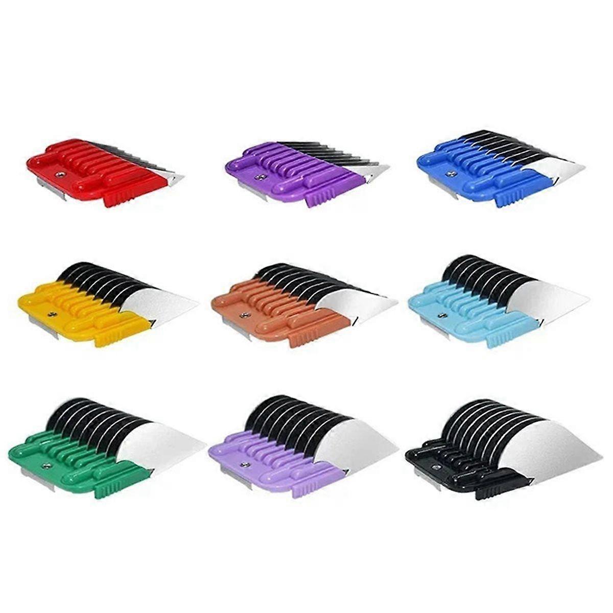 9pc Animal Metal Comb Set for , A5, KM Series Clipper Detachable Blade,Only for Size 10 /15 /30 Blade