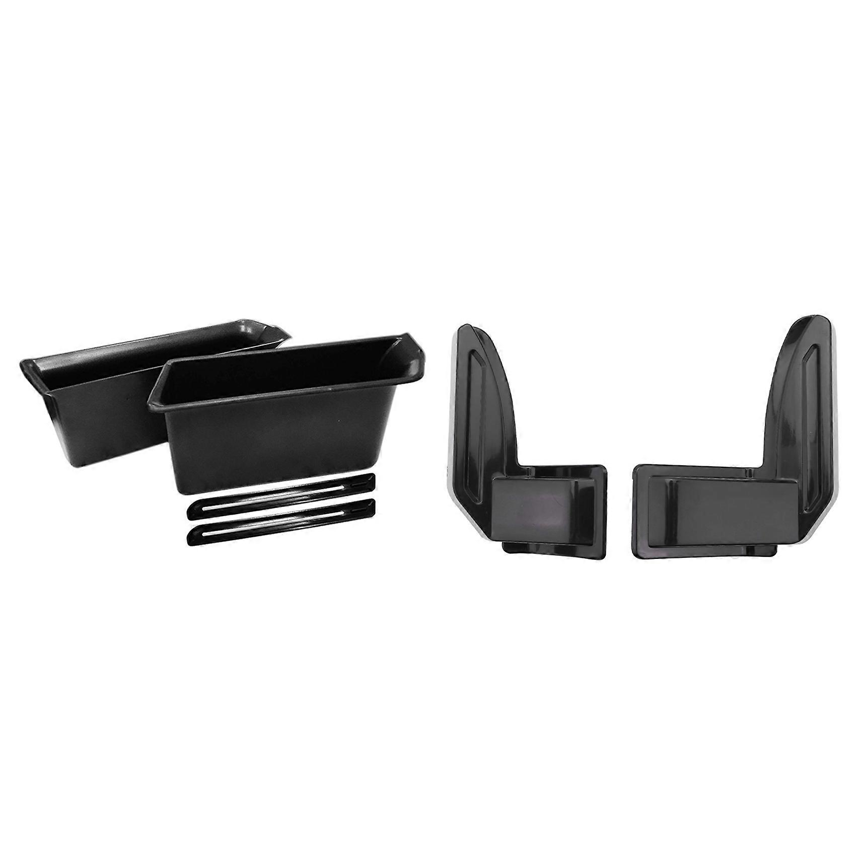 2Pcs Front Row Door Side Storage Box for Suzuki Jimny 19-20 with 2Pcs for Jimny JB64 Jemister Cover Boot Guard Wire