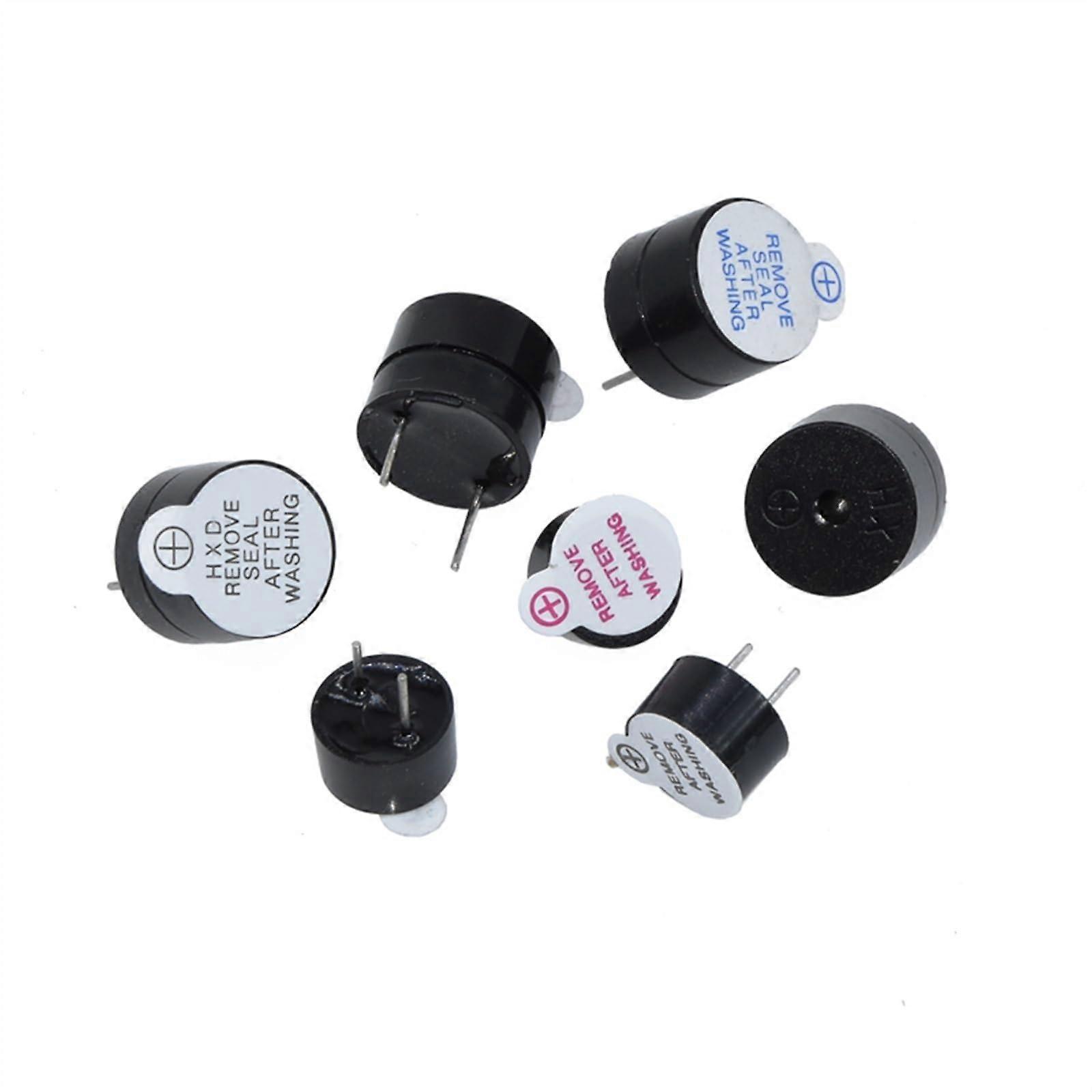 10pcs Warning Buzzer with Clear Loud Alerts, Compact Piezo Electric Dual Tone Safety Alarm