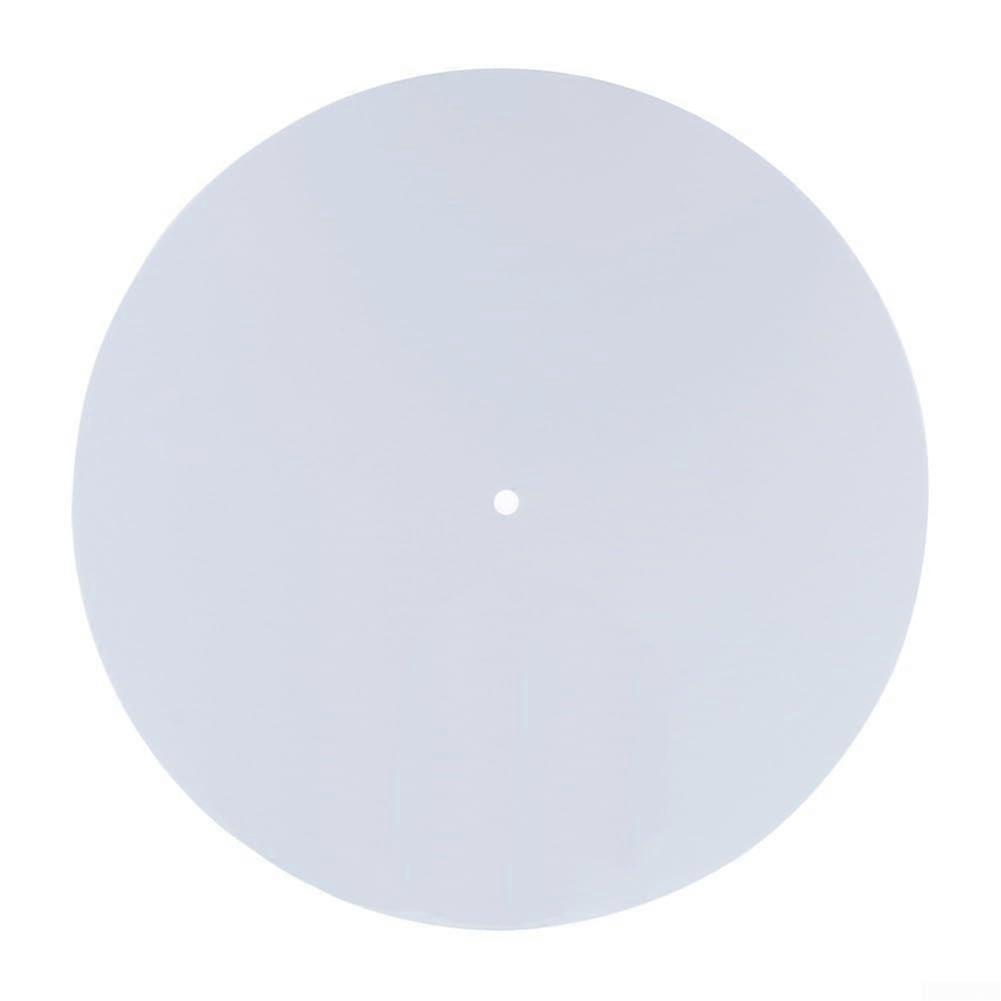 Acrylic Record Pad For Turntables White Stable Foundation Improves Sound Performance
