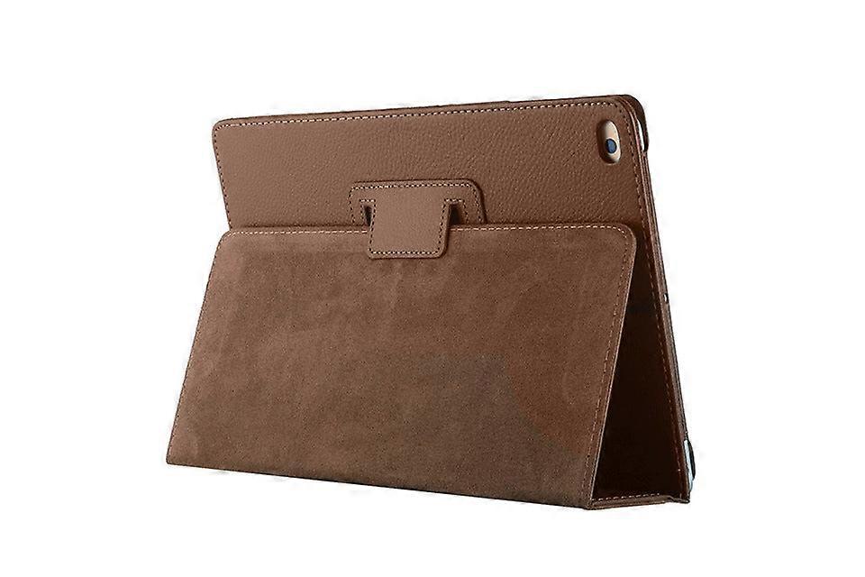 Case For Ipad 2018/2020 Pro 11 Brown Litchi Texture Two-fold Stand Leather