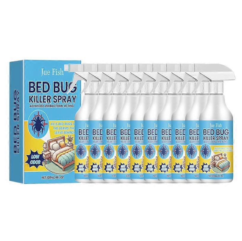 1-10x Bed Bug Spray To Prevent Fleas And Bed Bug Bites, Home Multi-purpose 120ml