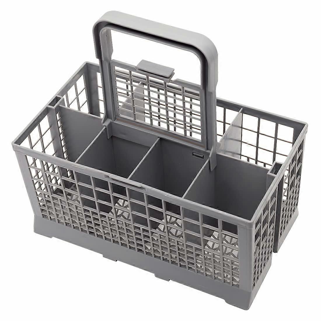 Universal Dishwasher Silverware Basket with Removable Handle Compatible with GE Whirlpool Bosch Samsung