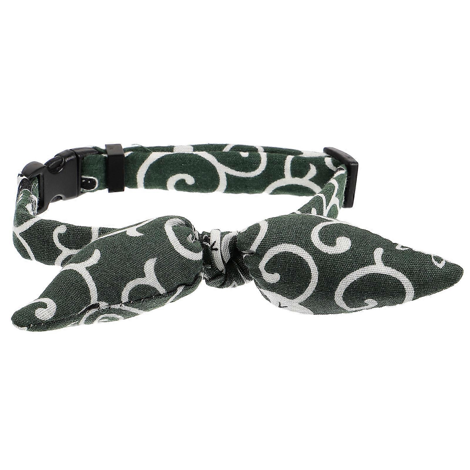 Dog Collar with Bowtie for Pets 3Pcs Adjustable Pet Collar