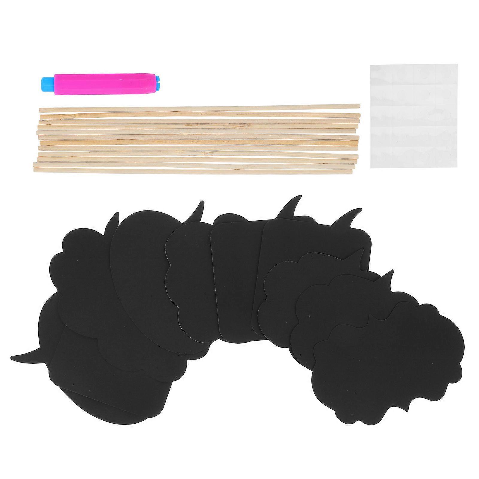 Creative Wedding Card Black Photo Booth Props for Interactive Wedding 1Set