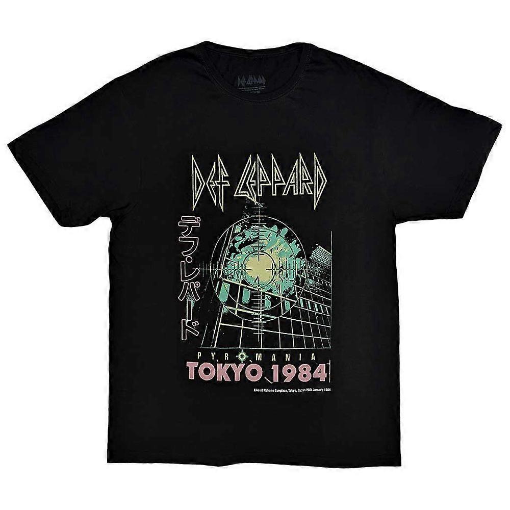 Def Leppard Tokyo Band Logo T Shirt