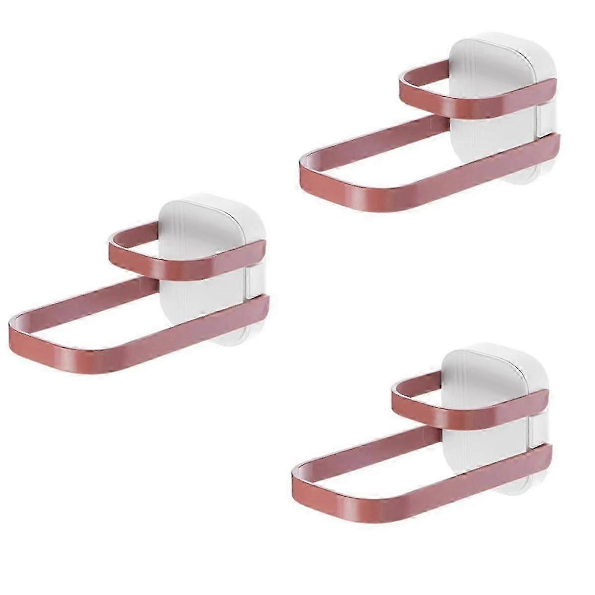 Multifunctional Clothes Hanger Storage Rack Punch-Free Wall-Mounted Double-Layer Foldable Clothes Rack Storage Rack C