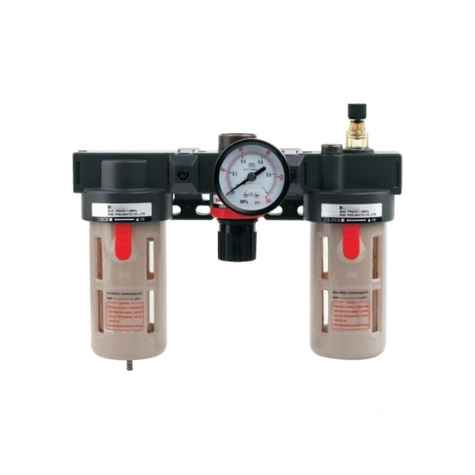 BC4000T 3in1 Air Compressor Filter Regulator Lubricator with Precise Pressure Control