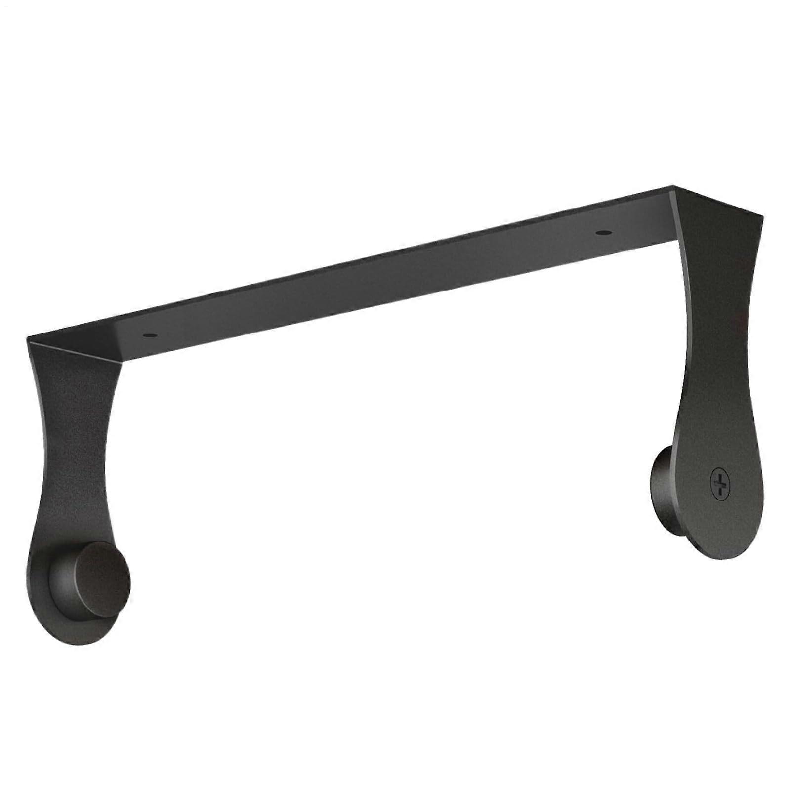 Under Cabinet Paper Towel Holder Adhesive Rust Resistant Space Saving for Kitchen Bathroom Black