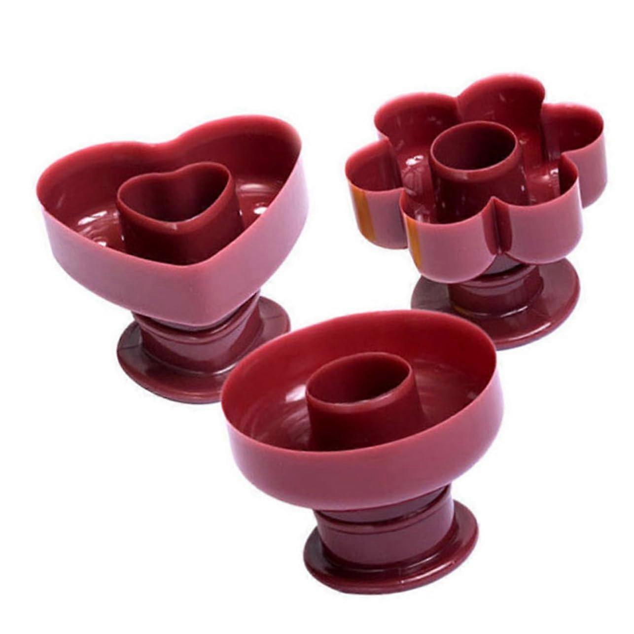 3Pcs NonStick Donut Baking Molds Set with Multiple Shapes for Home and Pastry Making