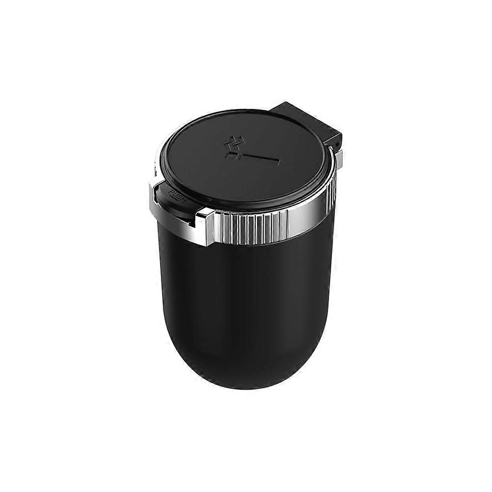 Car Ashtray for Ford Edge 20152024 with Windproof Lid, Easy Clean, Smoke Reducing, Silver