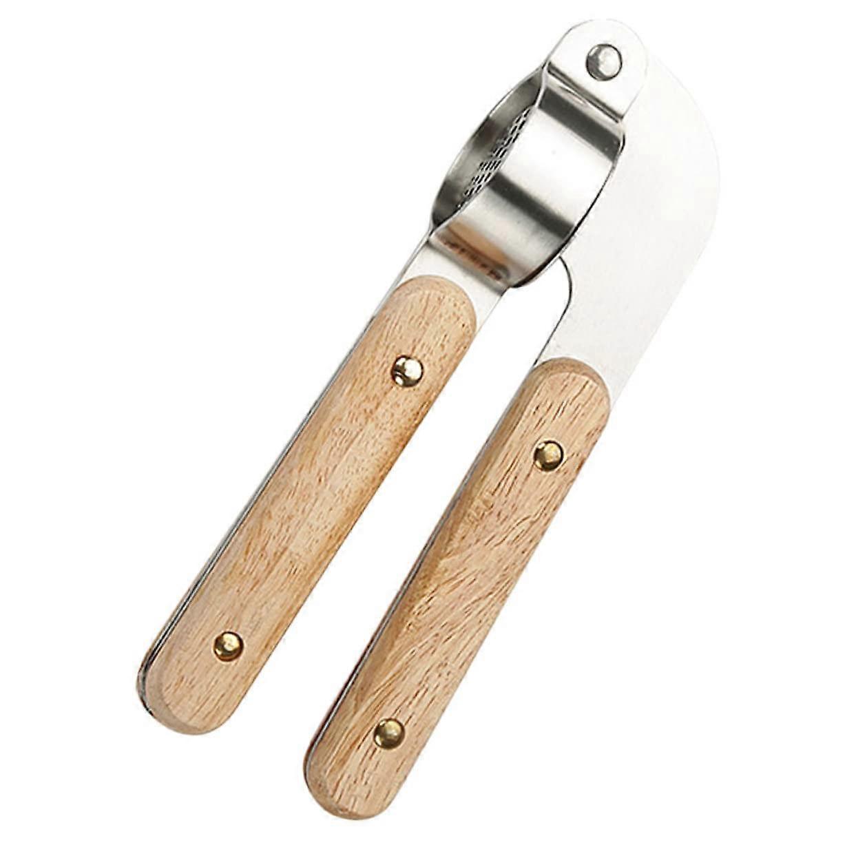 Stainless Steel Garlic Press Crusher for Cooking Easy Mincing RustResistant Double Lever