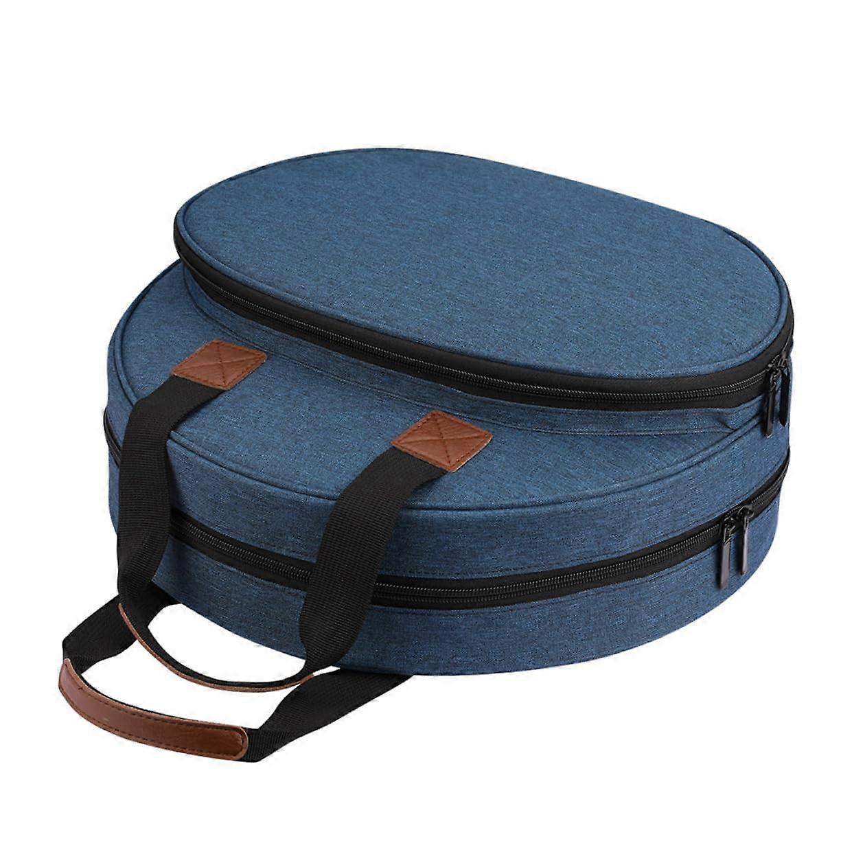 Embroidery Tool Bag with Large Circular Opening, ScratchResistant Fabric and Sturdy Carry Handle