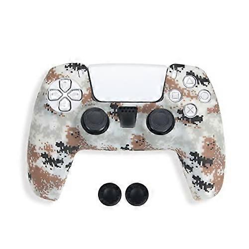 Soft Silicone Grip Case AntiSlip Full Protection Cover for PS5 Controller Multicolor