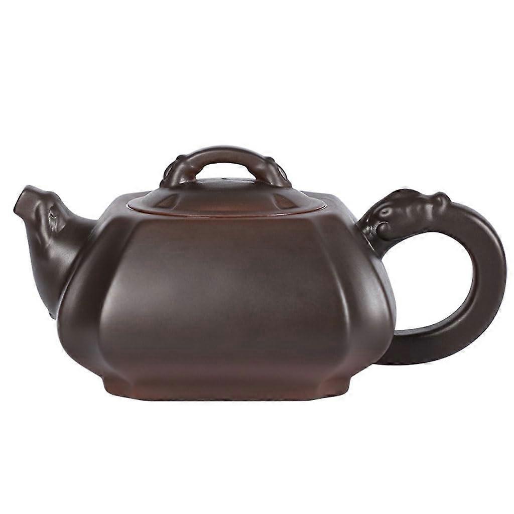 Large Capacity Ceramic Teapot with Infuser, Elegant Handmade Pottery for Home and Office