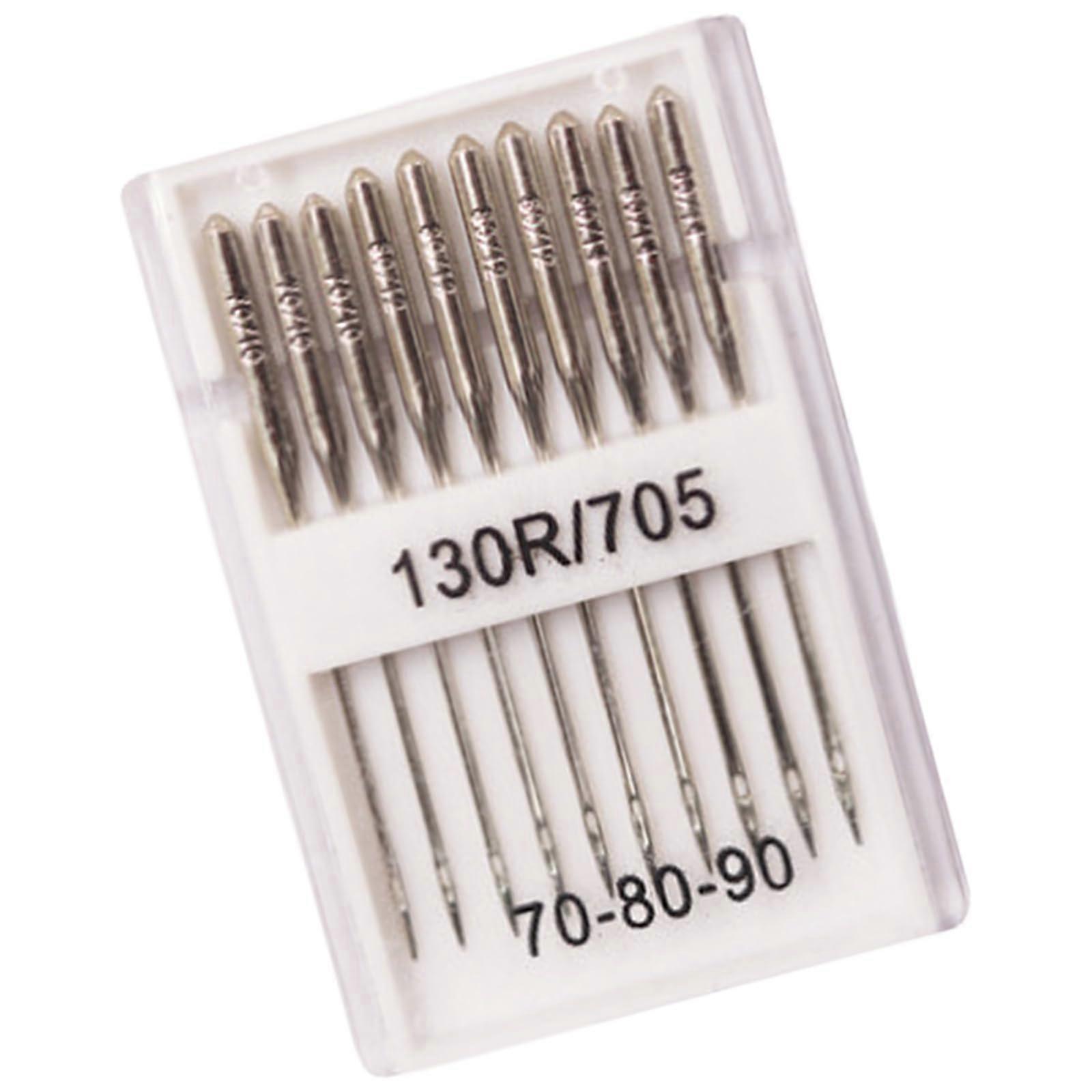 Assorted Size Sewing Machine Needles for Jeans and Heavy Fabrics, Ball Point and Regular Point