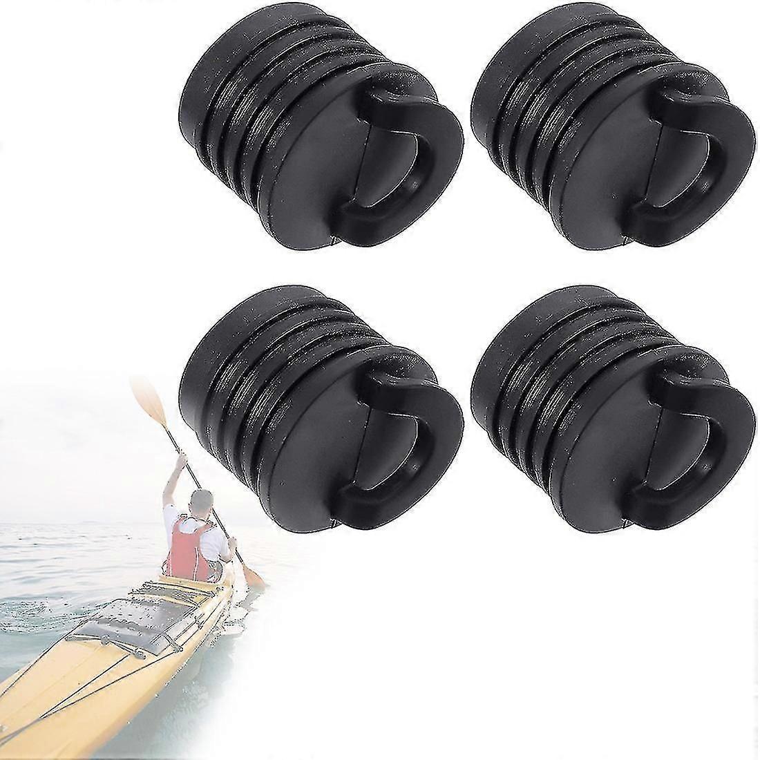 Universal Kayak Scupper Plug Plastic Drain Plug Canoe Drain Hole Stopper, 4pcsd-