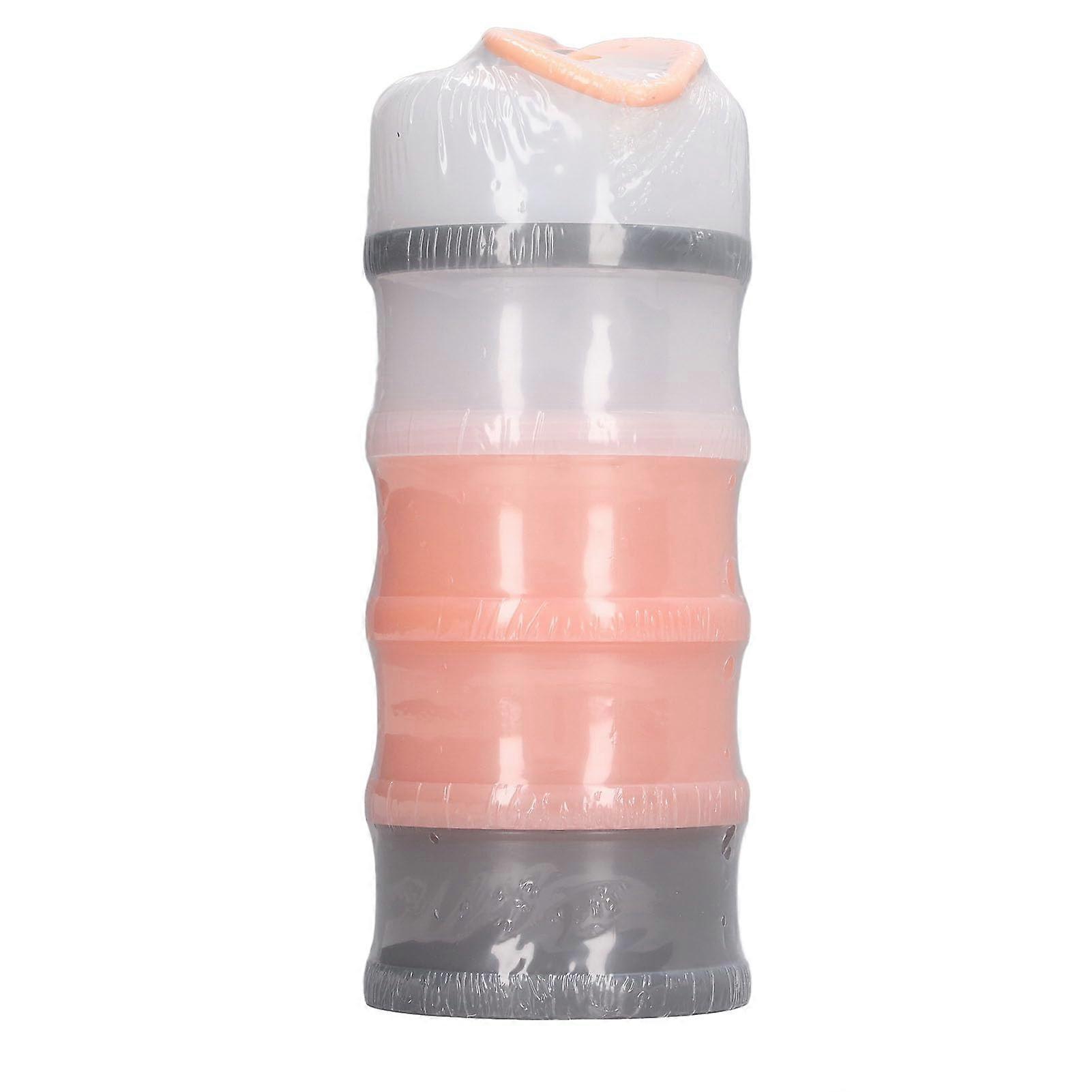 Milk Powder Container Baby Formula Dispenser ThreeLayer Stackable Travel Storage