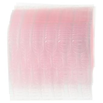 Pinke Gel-Zehennagel-Sticker für die Maniküre, 50 Blatt selbstklebende Zehennagel-Tabs