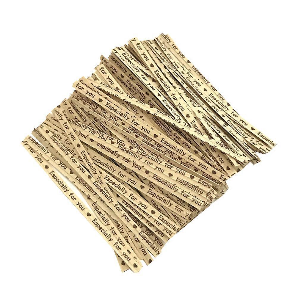 Bread Bag Ties Creative Kraft Paper Ties for Decoration 2100Pcs