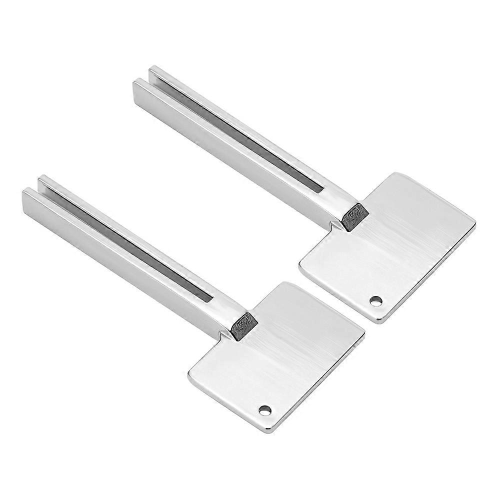 Toothpaste Tube Squeezer for Bathroom Use 2Pcs Stainless Steel Rollers