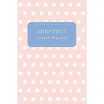 Diario tascabile elegante di Annette, pois
