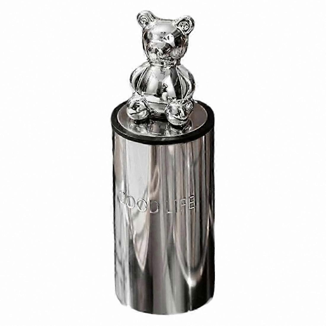 Automatic Stainless Steel Toothpick Dispenser with Pop-Up Function Square Container Push Type Holder for Toothpicks