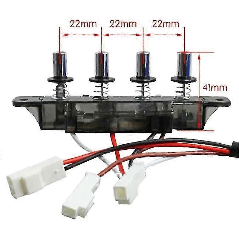 4-Button Old-Fashioned Range Hood Accessories Range Hood Switch Button Universal Control Panel