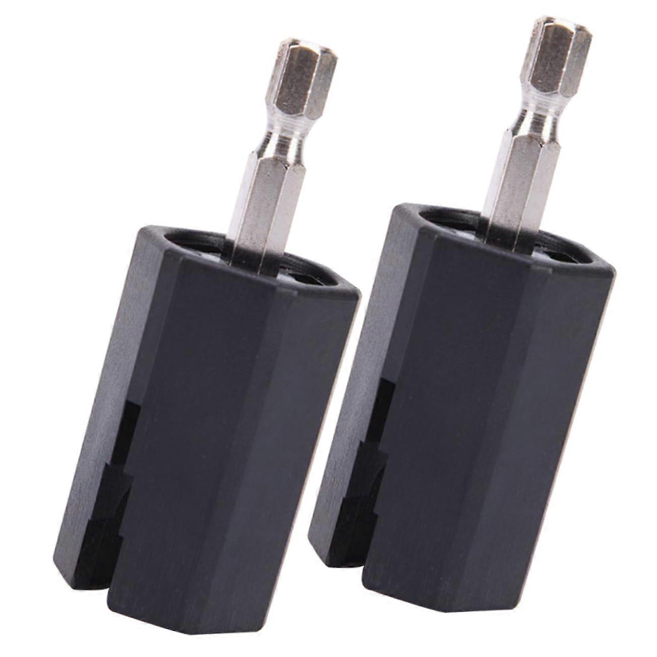 Guitar String Winder Drill Bit Set 2pcs Fast String Winding Tool for Electric Guitar Peg Replacement