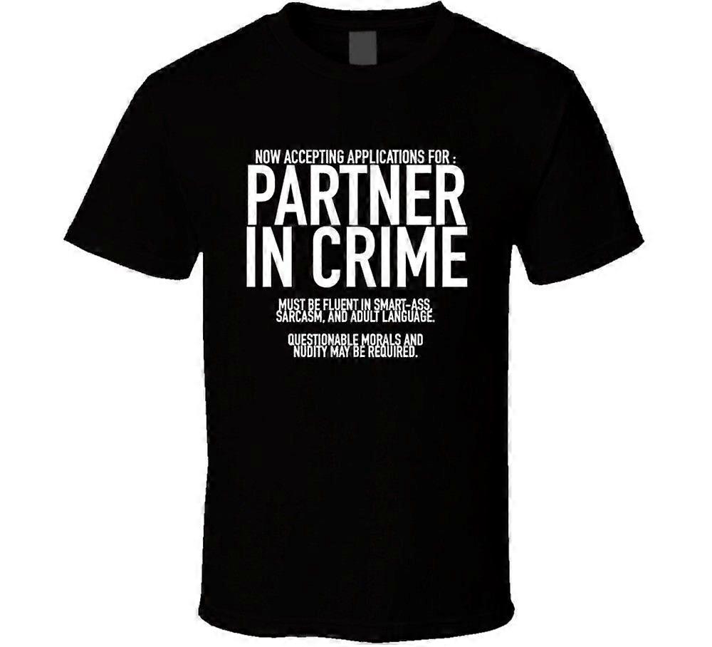 Partner In Crime Application T Shirt