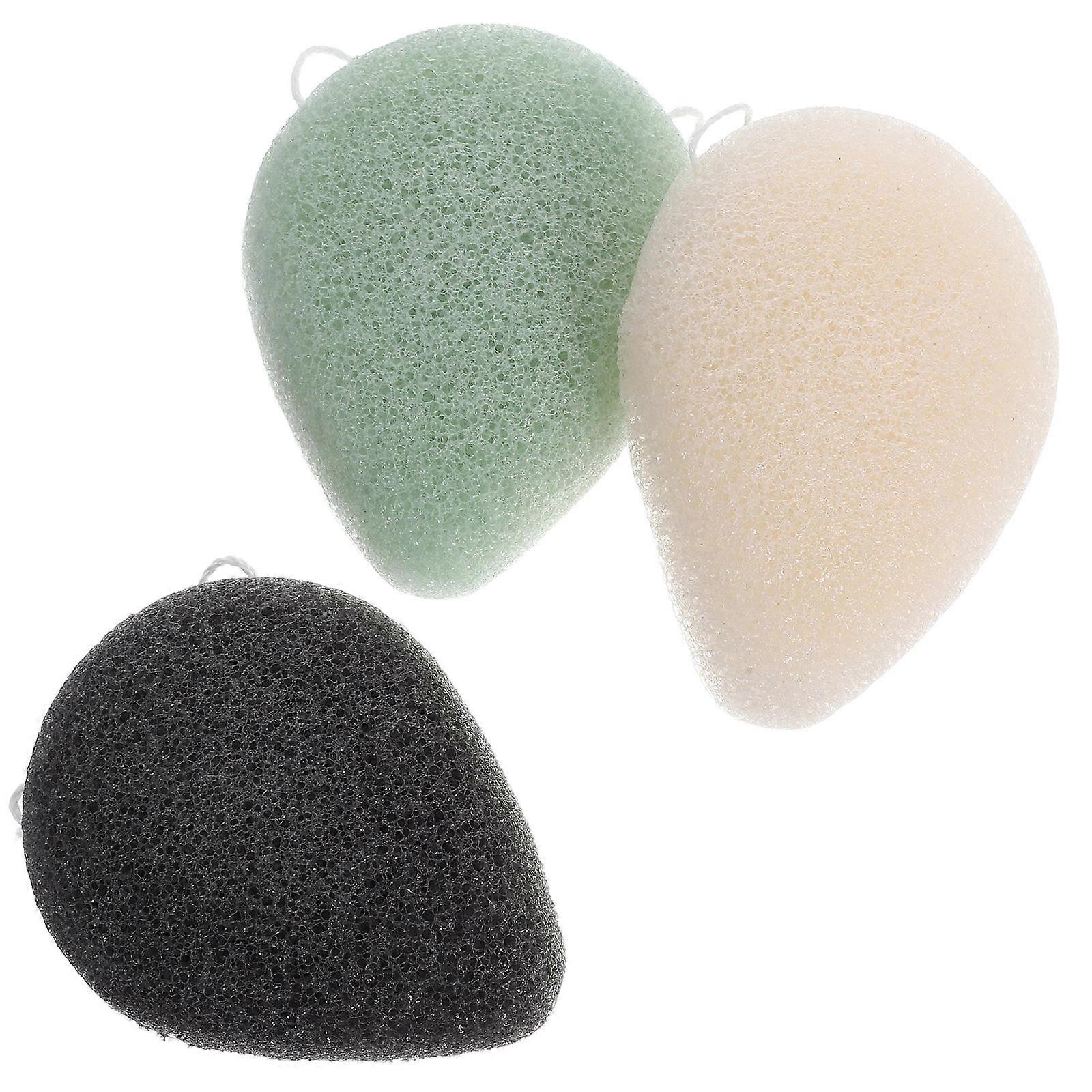 Make Up Sponge Set for Face Cleaning 6Pcs Drop Shape Assorted Colors