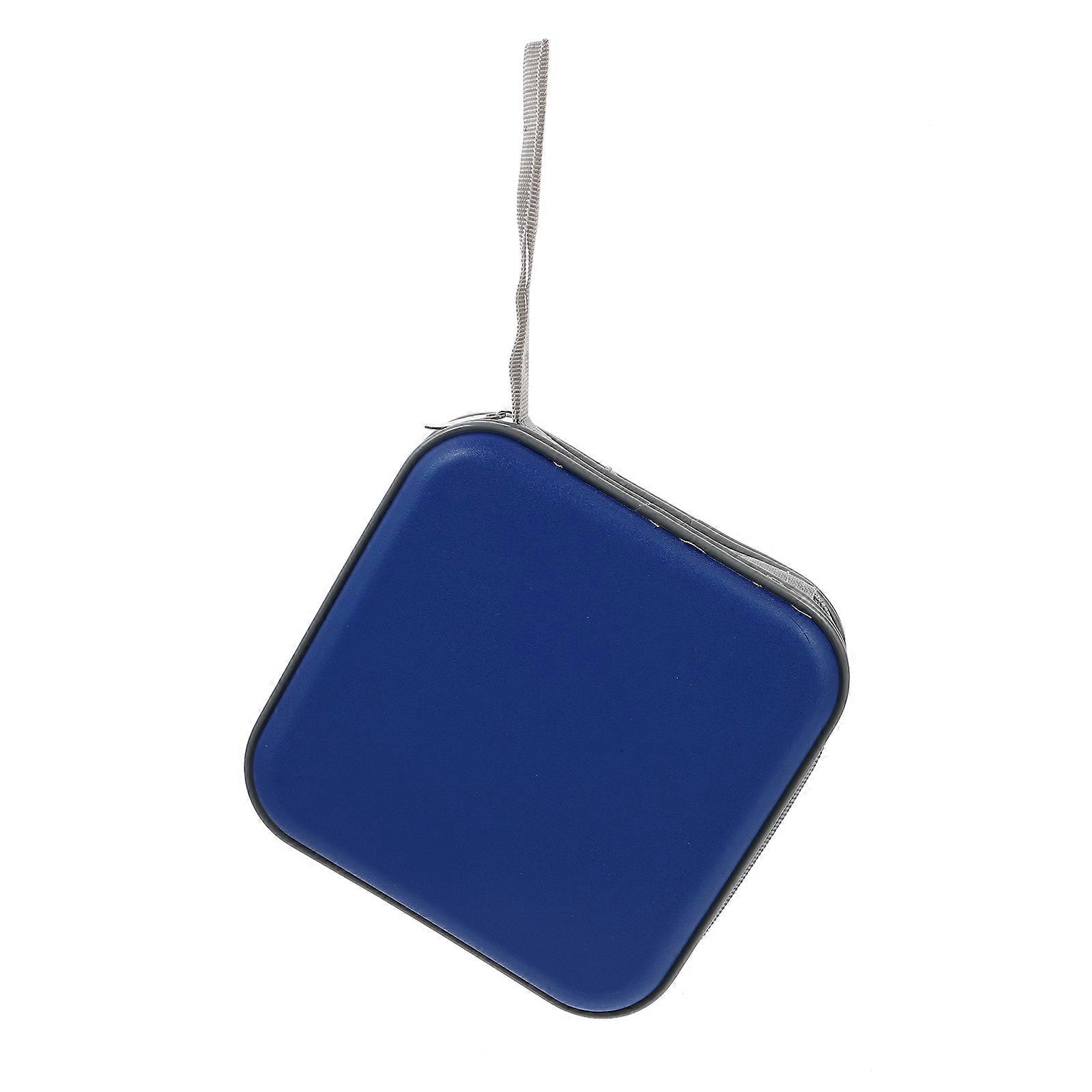 Blue Portable Cd Storage Case for Storage Use 40 Capacity